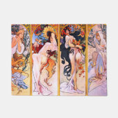 Alphonse Mucha - Four Seasons Fußmatte (Vorderseite)