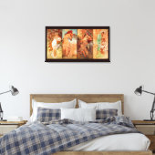 Alphonse Mucha, Four Seasons Leinwanddruck (Insitu (Schlafzimmer))
