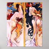 Alphonse Mucha - Four Seasons Poster (Vorne)