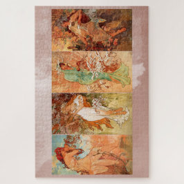 Alphonse Mucha, Four Seasons Puzzle