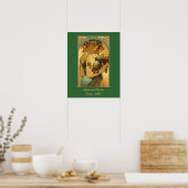 Alphonse Mucha Fruchtmalerei Poster (Küche)