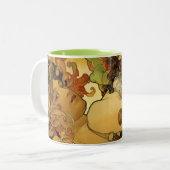 Alphonse Mucha Fruchtmalerei Zweifarbige Tasse (Vorderseite Links)