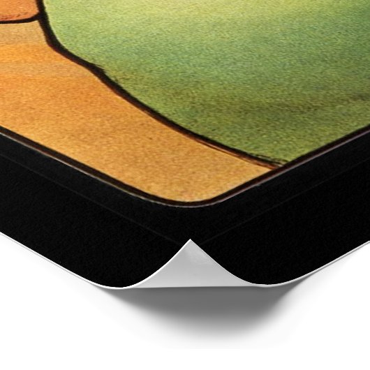 Alphonse Mucha Fruchtposter Poster (Ecke)