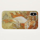 Alphonse Mucha - Frühjahr Case-Mate iPhone Hülle (Rückseite (Horizontal))