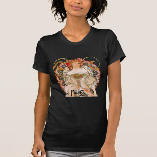 Alphonse Mucha - Frühling T-Shirt