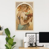 Alphonse Mucha Fruit 1897 CC0106 Poster (Heimbüro)