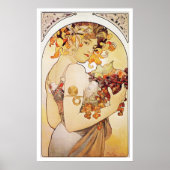 Alphonse Mucha. Fruit/Fruit, c.1897 Poster (Vorne)