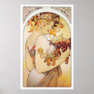 Alphonse Mucha. Fruit/Fruit, c.1897 Poster