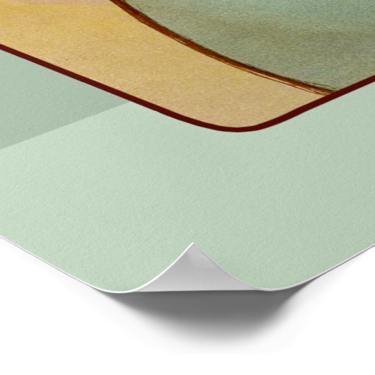 Alphonse Mucha Fruit Kitchen / Wohlhabendes Geschä Poster (Ecke)