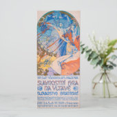 Alphonse Mucha für das Sokol Festival (1926) Menükarte (Stehend Vorderseite)