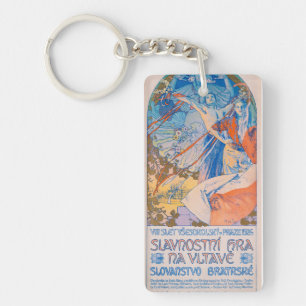 Alphonse Mucha für das Sokol Festival (1926) Schlüsselanhänger