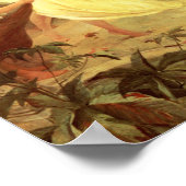 Alphonse Mucha Geist des Frühlings-Posters Poster (Ecke)