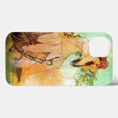 Alphonse Mucha Girl am Teich Case-Mate iPhone Hülle (Rückseite (Horizontal))