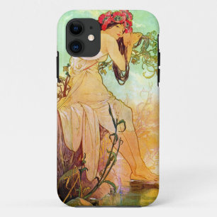 Alphonse Mucha Girl am Teich Case-Mate iPhone Hülle