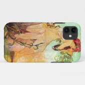 Alphonse Mucha Girl am Teich Case-Mate iPhone Hülle (Rückseite (Horizontal))