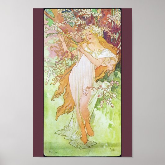 Alphonse Mucha Giro del Malcantone Poster (Vorne)