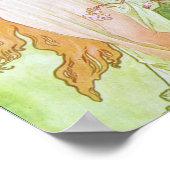 Alphonse Mucha Giro del Malcantone Poster (Ecke)