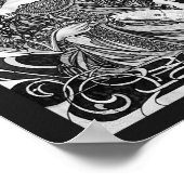 Alphonse Mucha Giro del Malcantone Poster (Ecke)