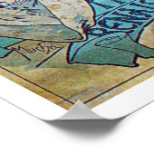 Alphonse Mucha. Gismonda, 1894 Poster (Ecke)