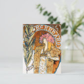 Alphonse Mucha Gismonda Einladung (Stehend Vorderseite)