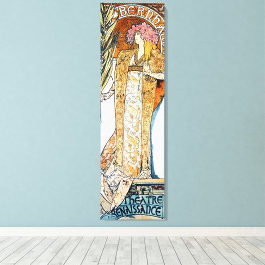 Alphonse Mucha Gismonda Leinwand Poster (Insitu (Holzboden))