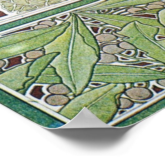 Alphonse Mucha Goddess Art Poster (Ecke)