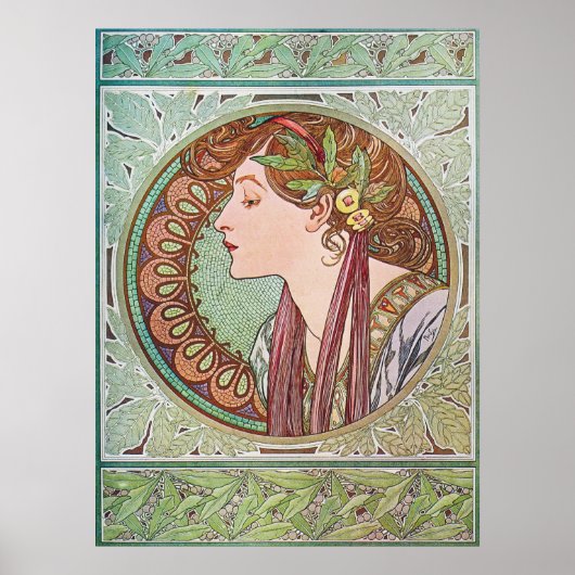 Alphonse Mucha Goddess Art Poster (Vorne)