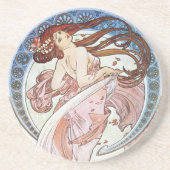 Alphonse Mucha Goddess Getränkeuntersetzer (Vorne)