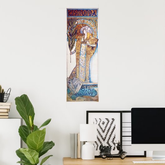 Alphonse Mucha Goddess Poster (Heimbüro)