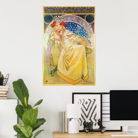 Alphonse Mucha Goddess Poster (Heimbüro)