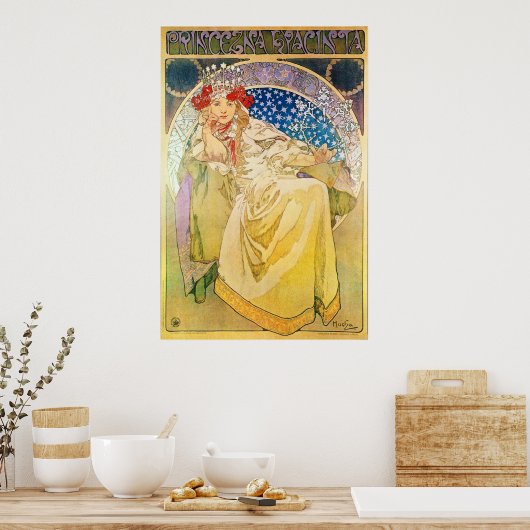 Alphonse Mucha Goddess Poster (Küche)