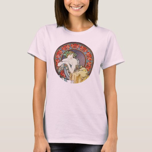 Alphonse Mucha Goddess T-Shirt (Vorderseite)