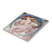 Alphonse Mucha Göttin Fliese (Seite)