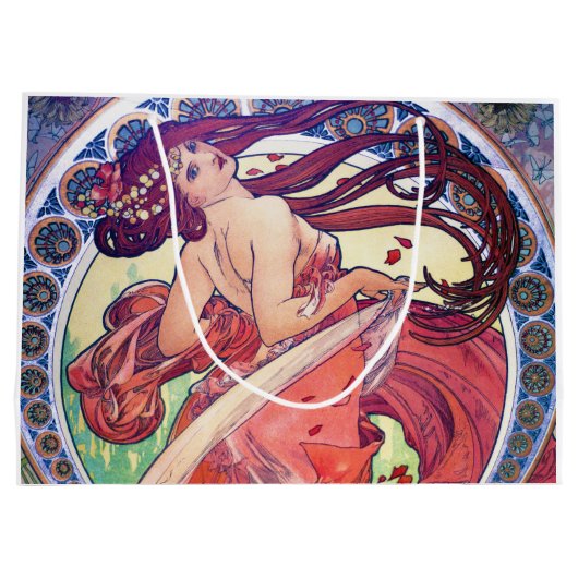 Alphonse Mucha Große Geschenktüte (Rückseite)