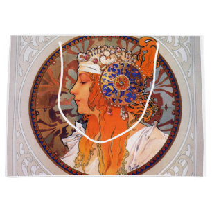Alphonse Mucha Große Geschenktüte