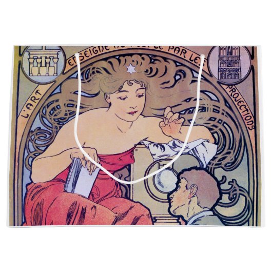 Alphonse Mucha Große Geschenktüte (Vorderseite)