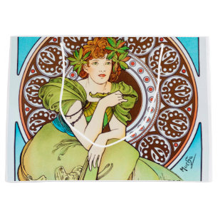 Alphonse Mucha Große Geschenktüte