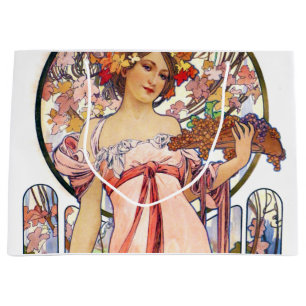 Alphonse Mucha Große Geschenktüte