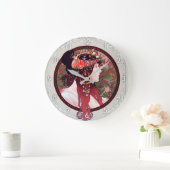 Alphonse Mucha Große Wanduhr (Zuhause)