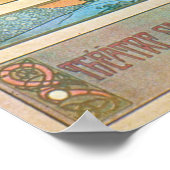 Alphonse Mucha. Hamlet, 1899 Poster (Ecke)