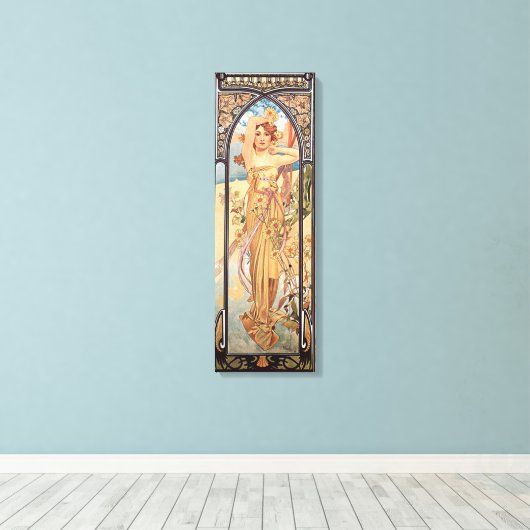 Alphonse Mucha, Helligkeit des Tages Leinwanddruck (Insitu (Holzboden))