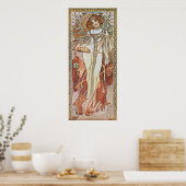 Alphonse Mucha. Herbst/März 1903 Poster (Küche)