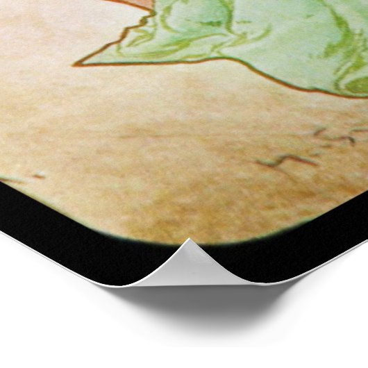 Alphonse Mucha Hiver Winter Poster (Ecke)