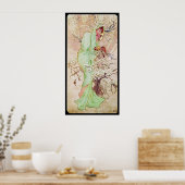 Alphonse Mucha Hiver Winter Poster (Küche)