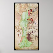 Alphonse Mucha Hiver Winter Poster (Vorne)
