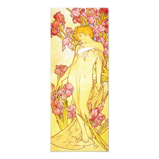 Alphonse Mucha Iris Druck (Vorne)