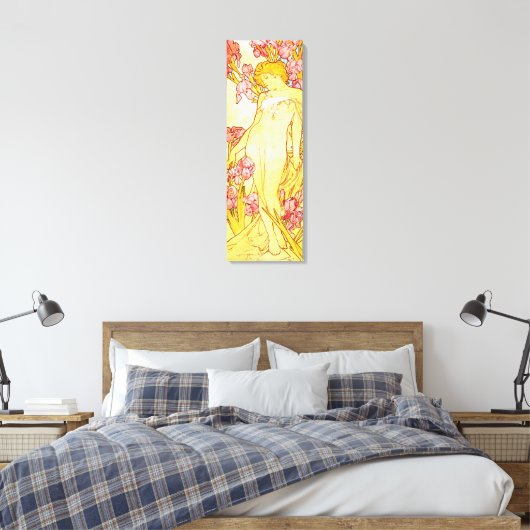 Alphonse Mucha Iris Leinwand Poster (Insitu (Schlafzimmer))