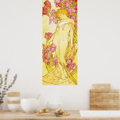 Alphonse Mucha Iris Poster (Küche)