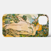Alphonse Mucha - Iris WB Case-Mate iPhone Hülle (Rückseite (Horizontal))