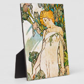 Alphonse Mucha - Iris WB Fotoplatte (Seite)